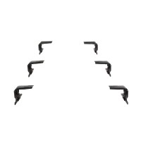 BASERACK GUTTER 6 LEG KIT H1 ARB : Galerie de toit robuste 4x4